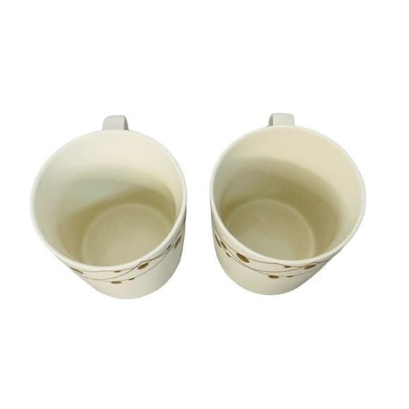 Starbucks Holiday Gold String Lights Coffee Cup Mug 14oz, 2012 (set of 2!) - Picture 6 of 8